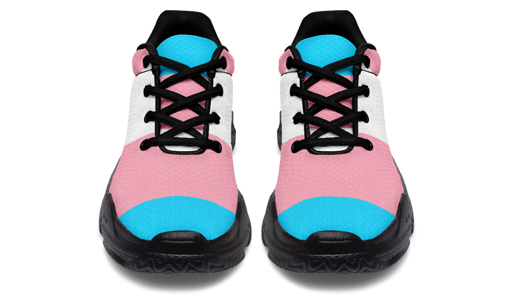 Trans Flag Chunky Sneakers - Offbeat Sweetie