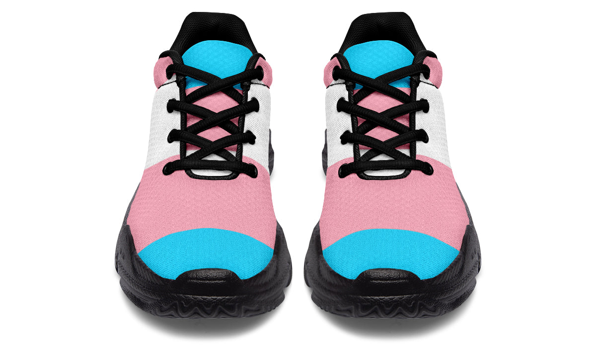 Trans Flag Chunky Sneakers - Offbeat Sweetie