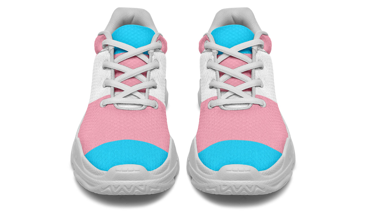 Trans Flag Chunky Sneakers - Offbeat Sweetie