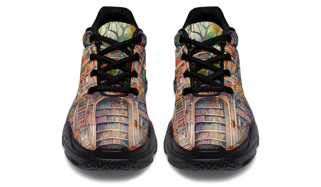 Tree Library Chunky Sneakers - Offbeat Sweetie