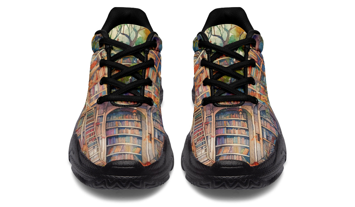 Tree Library Chunky Sneakers - Offbeat Sweetie