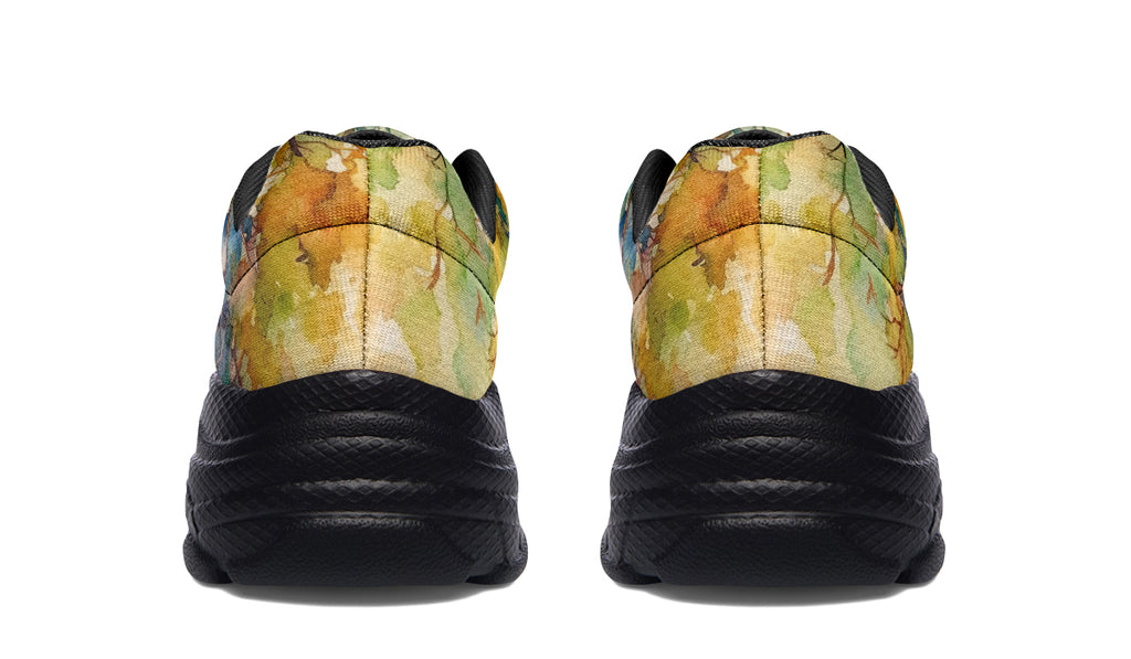 Tree Library Chunky Sneakers - Offbeat Sweetie