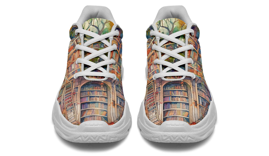 Tree Library Chunky Sneakers - Offbeat Sweetie