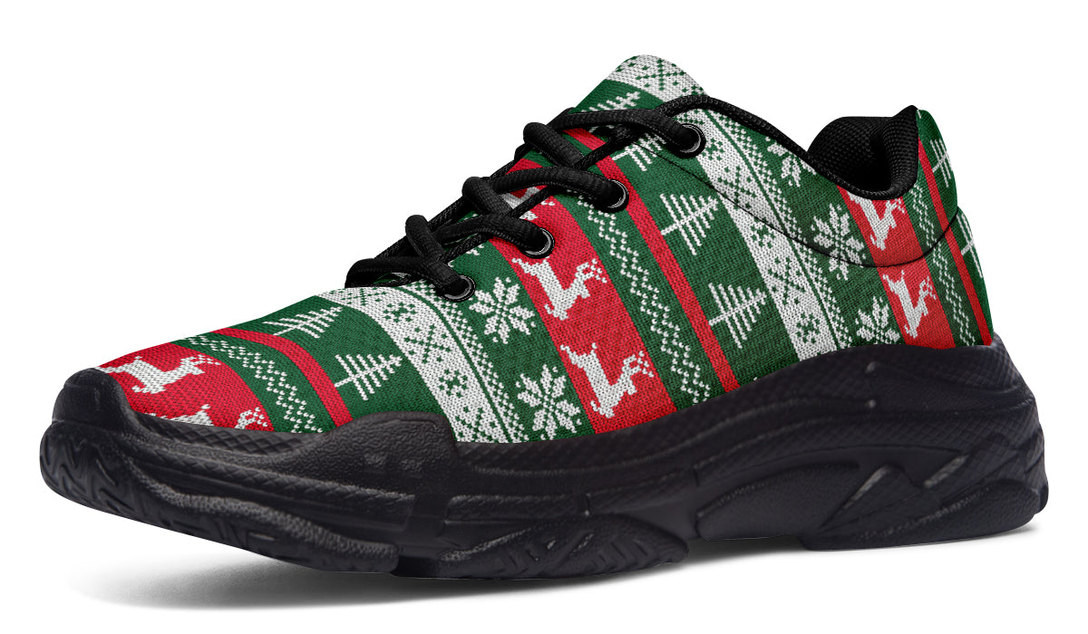 Ugly Christmas Chunky Sneakers - Offbeat Sweetie