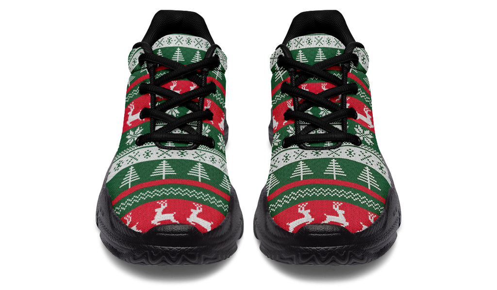 Ugly Christmas Chunky Sneakers - Offbeat Sweetie