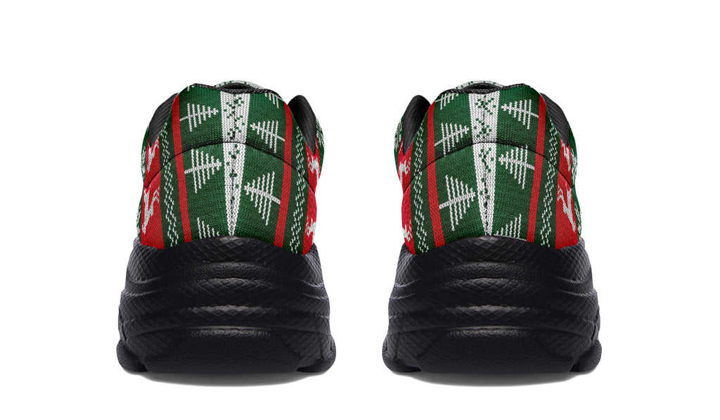 Ugly Christmas Chunky Sneakers - Offbeat Sweetie