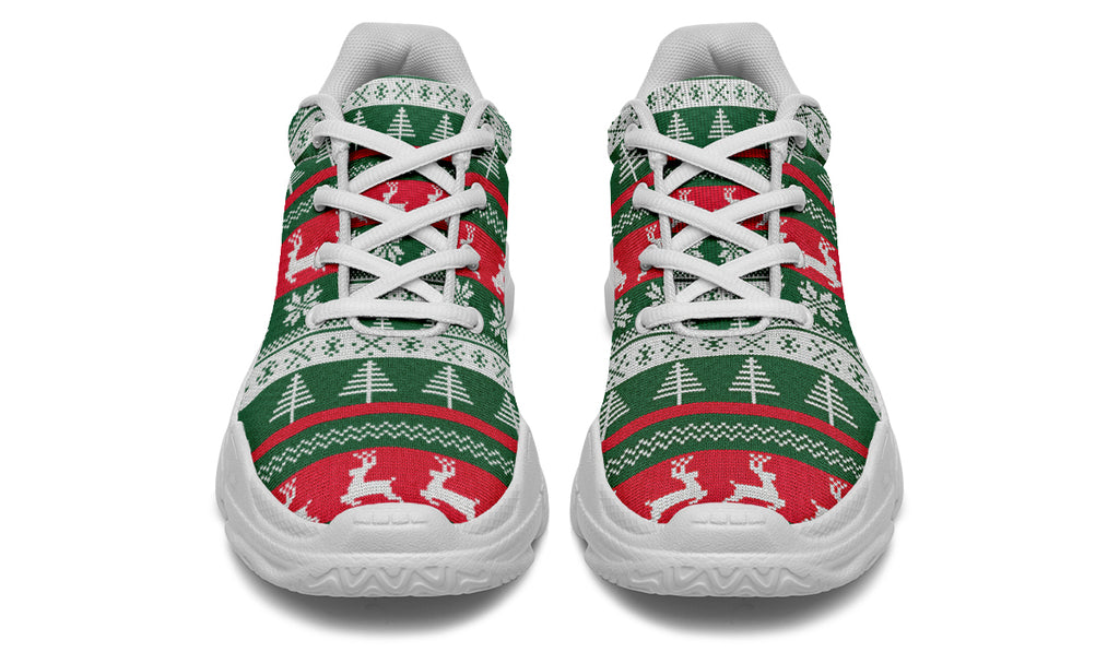 Ugly Christmas Chunky Sneakers - Offbeat Sweetie