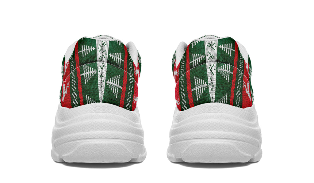 Ugly Christmas Chunky Sneakers - Offbeat Sweetie