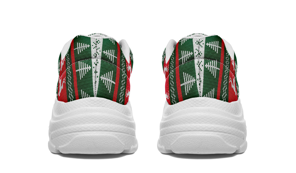 Ugly Christmas Chunky Sneakers - Offbeat Sweetie