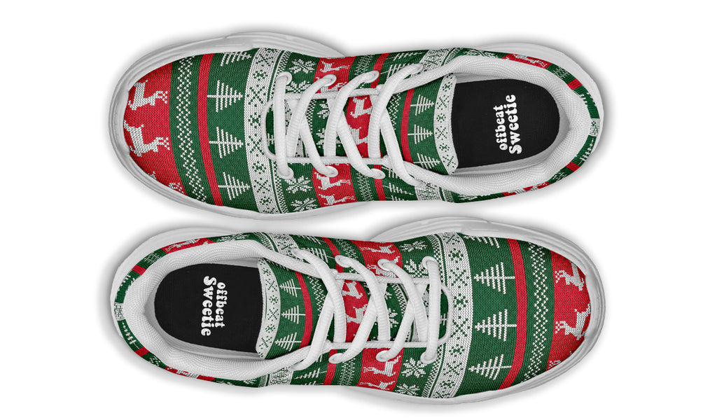 Ugly Christmas Chunky Sneakers - Offbeat Sweetie