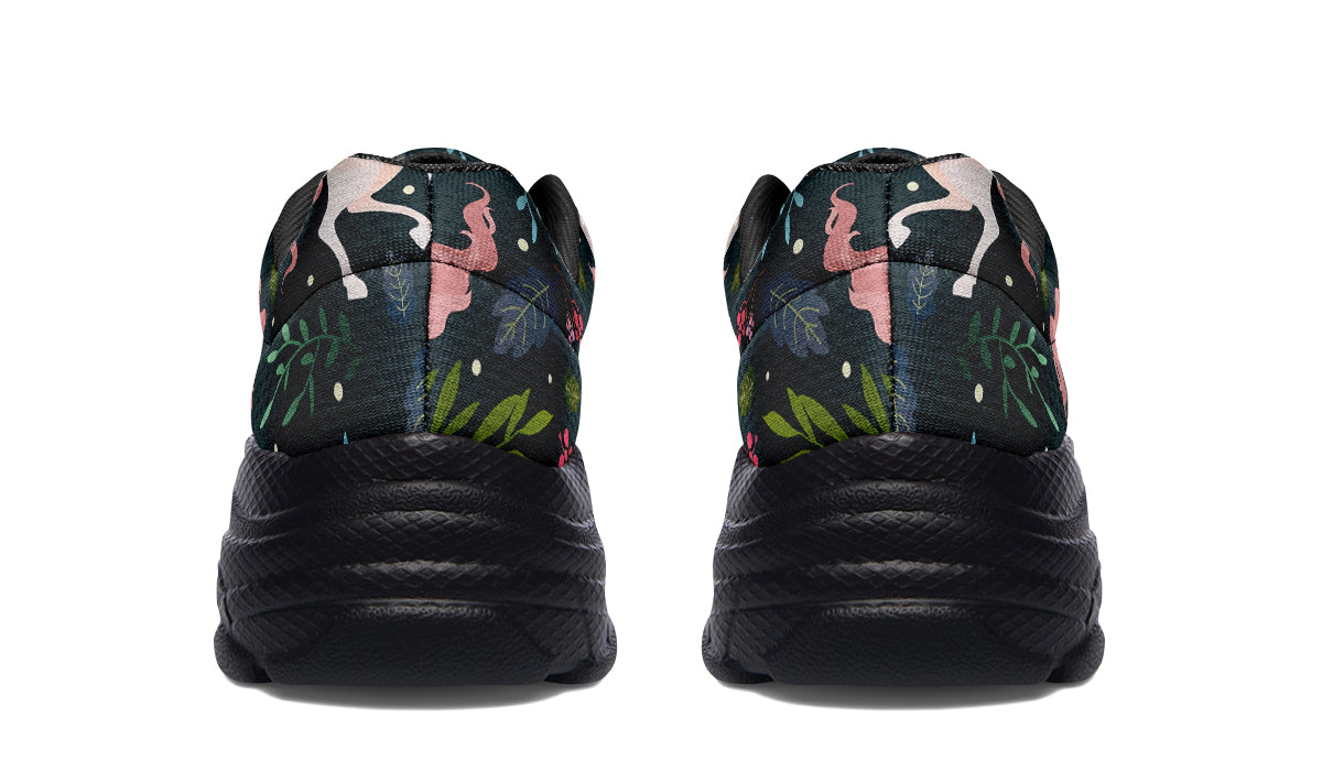Unicorn Garden Chunky Sneakers - Offbeat Sweetie