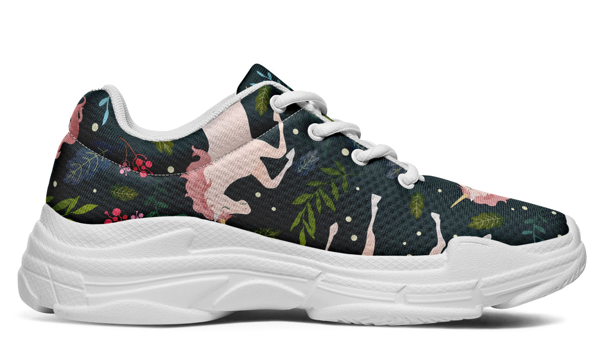 Unicorn Garden Chunky Sneakers - Offbeat Sweetie