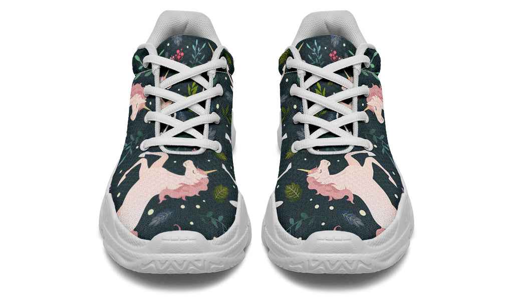 Unicorn Garden Chunky Sneakers - Offbeat Sweetie