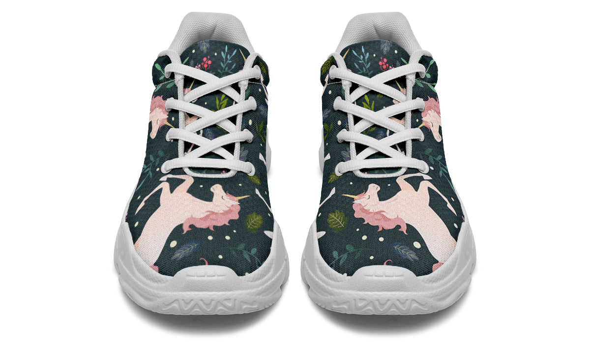 Unicorn Garden Chunky Sneakers - Offbeat Sweetie
