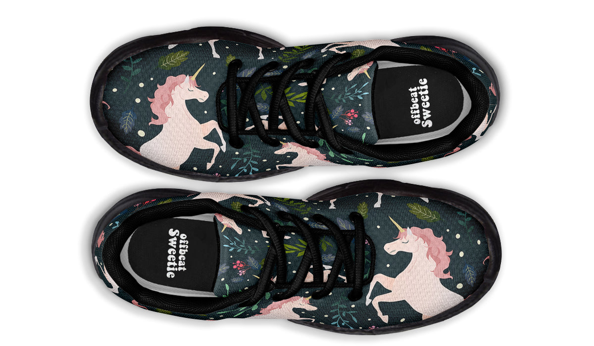 Unicorn Garden Chunky Sneakers - Offbeat Sweetie