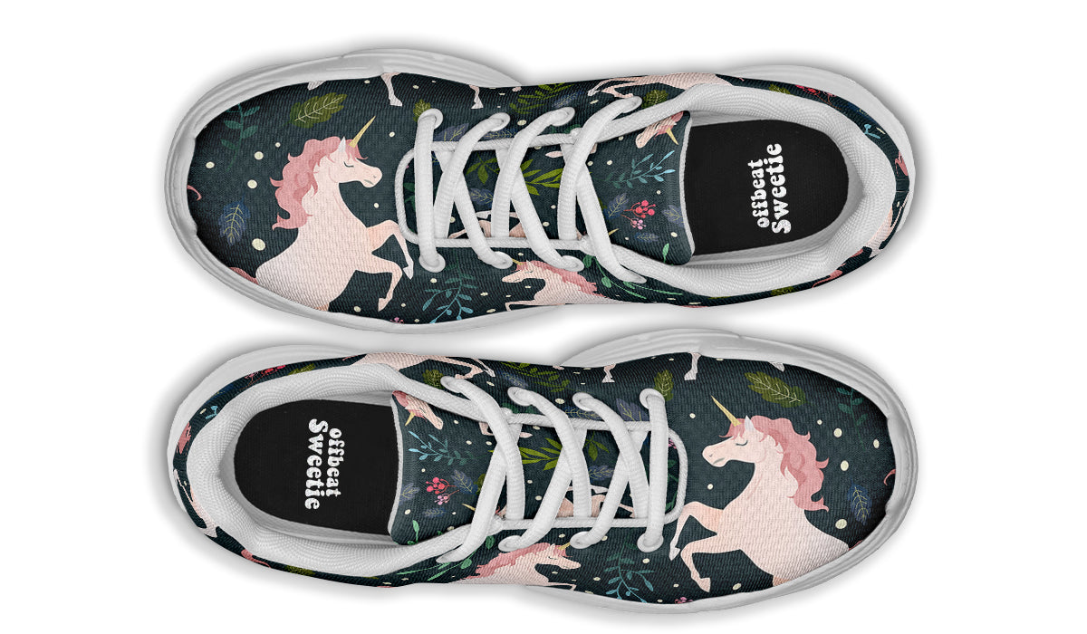 Unicorn Garden Chunky Sneakers - Offbeat Sweetie