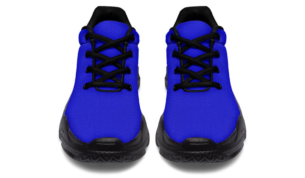Vivid Blue Chunky Sneakers - Offbeat Sweetie