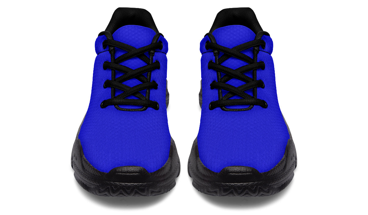 Vivid Blue Chunky Sneakers - Offbeat Sweetie