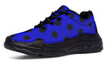 Vivid Blue Polka Dot Chunky Sneakers