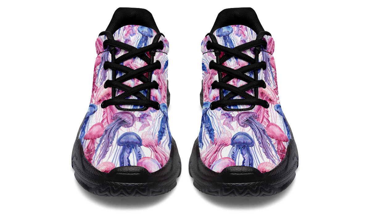 Watercolour Jellyfish Chunky Sneakers
