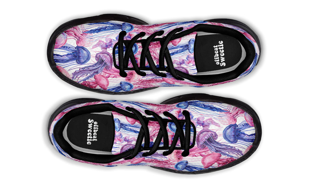 Watercolour Jellyfish Chunky Sneakers