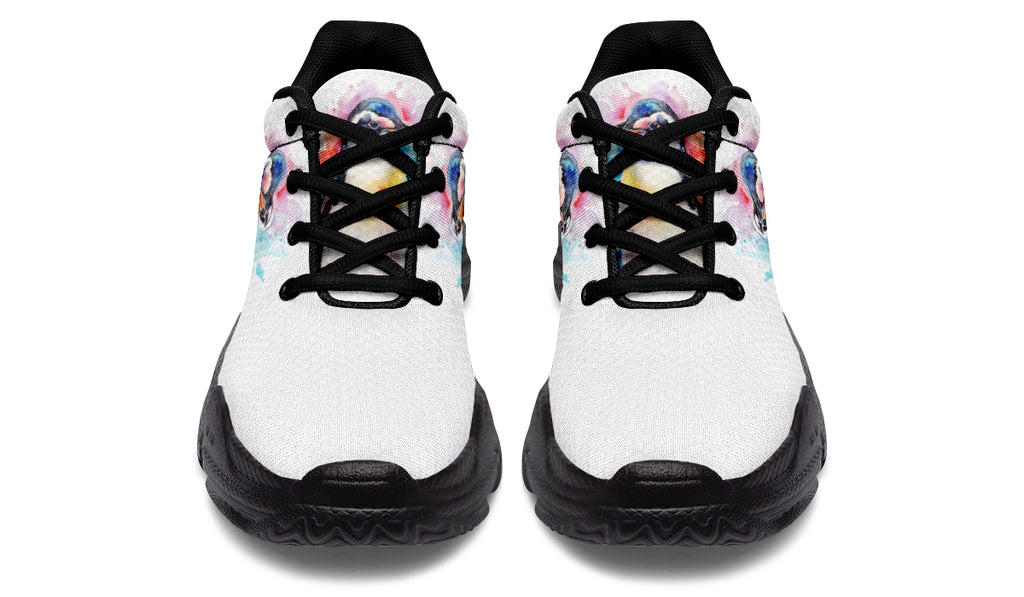 Watercolour Penguin Chunky Sneakers - Offbeat Sweetie