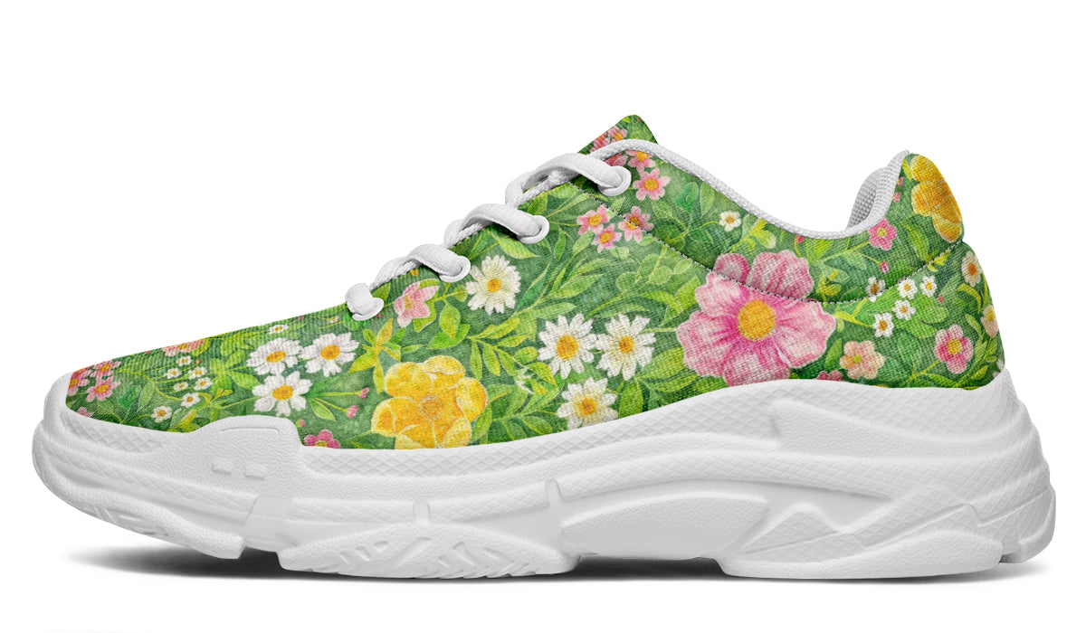 Wildflowers Chunky Sneakers
