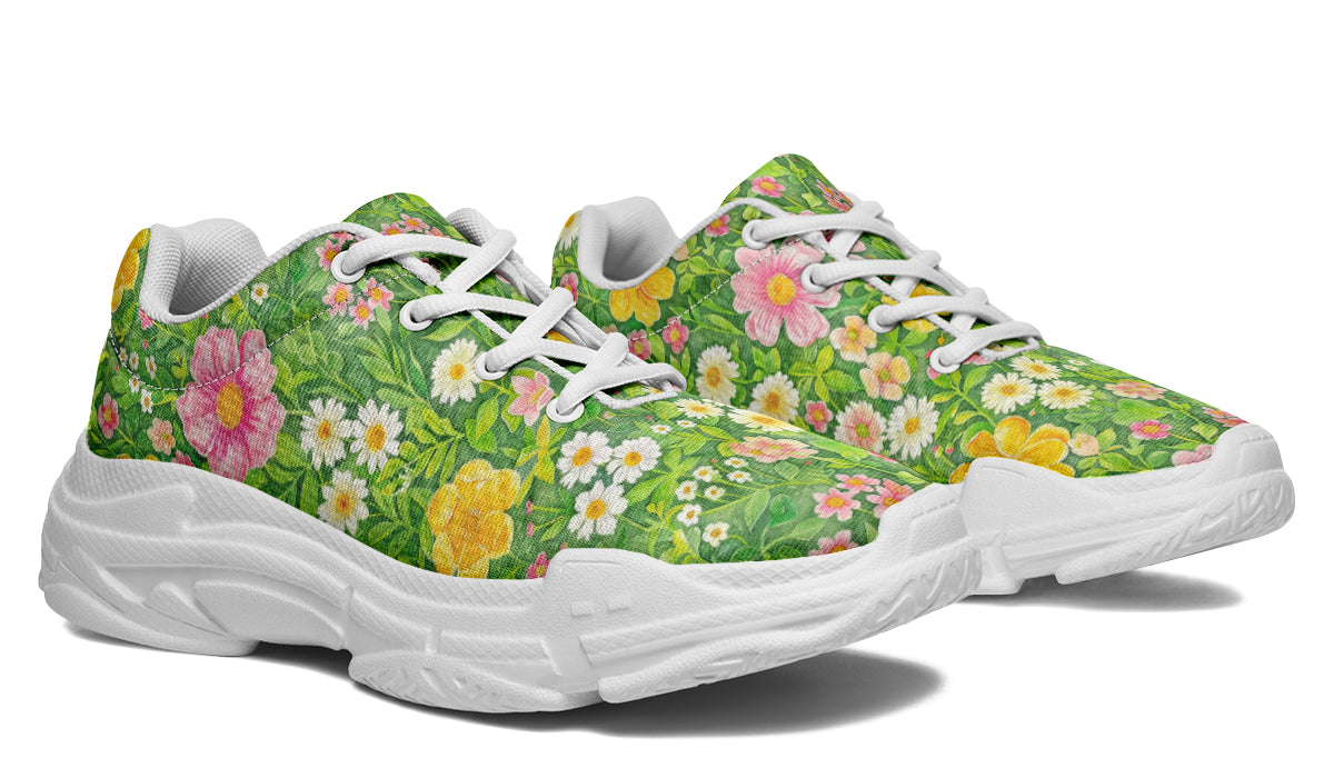 Wildflowers Chunky Sneakers