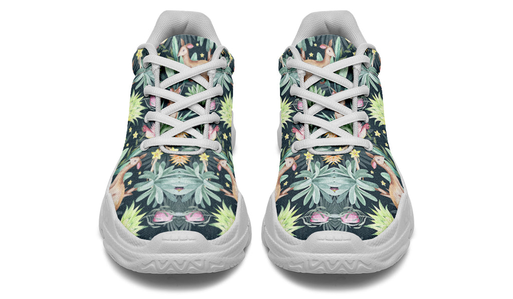 Wonderful Wildlife Chunky Sneakers - Offbeat Sweetie