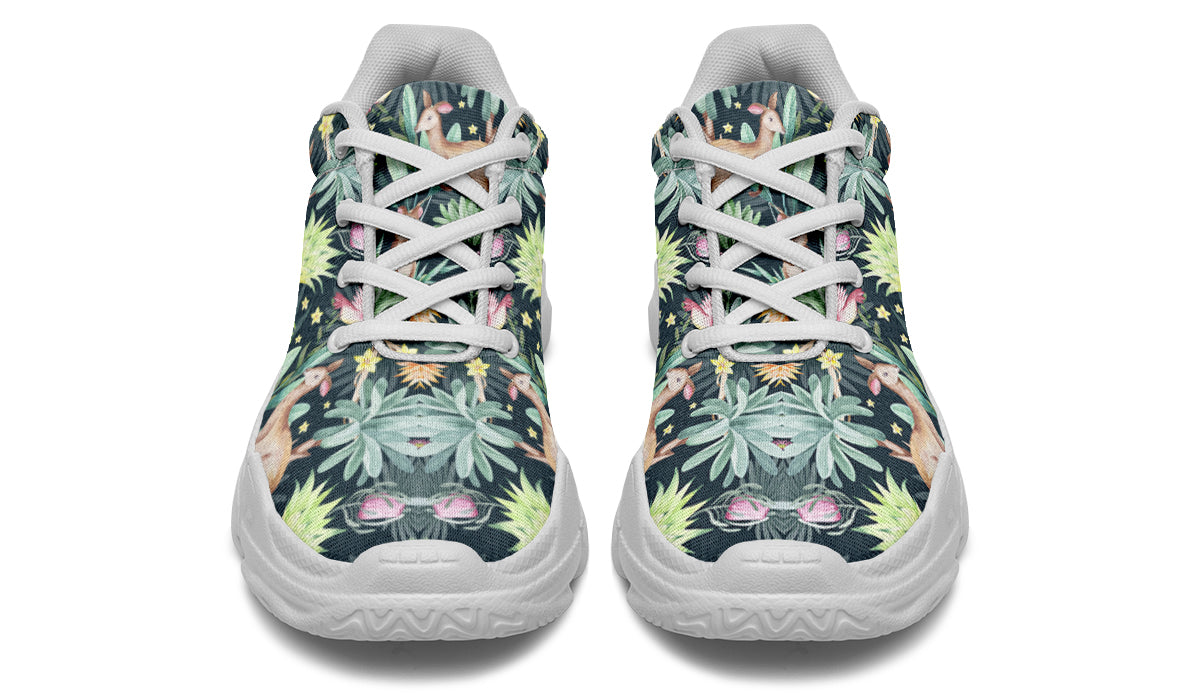Wonderful Wildlife Chunky Sneakers - Offbeat Sweetie