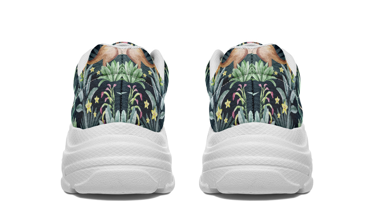 Wonderful Wildlife Chunky Sneakers - Offbeat Sweetie