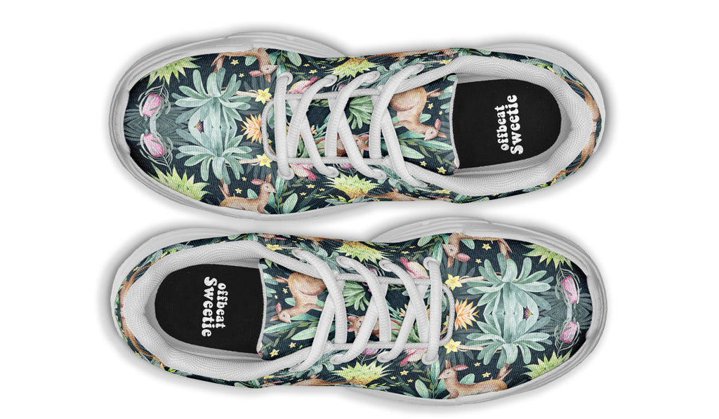 Wonderful Wildlife Chunky Sneakers - Offbeat Sweetie