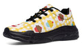 Yellow Gingham Cupcakes Chunky Sneakers
