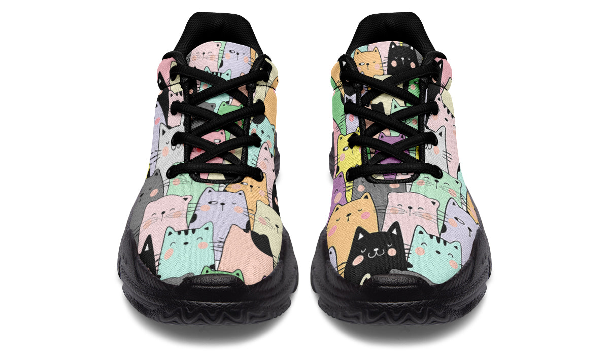 You've Got To Be Kitten me Chunky Sneakers - Offbeat Sweetie