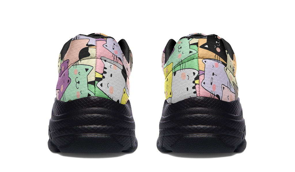 You've Got To Be Kitten me Chunky Sneakers - Offbeat Sweetie
