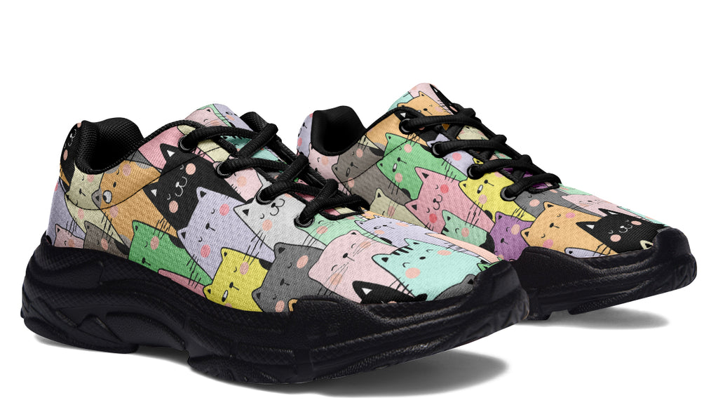 You've Got To Be Kitten me Chunky Sneakers - Offbeat Sweetie