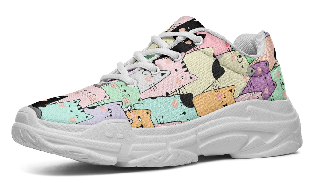 You've Got To Be Kitten me Chunky Sneakers - Offbeat Sweetie