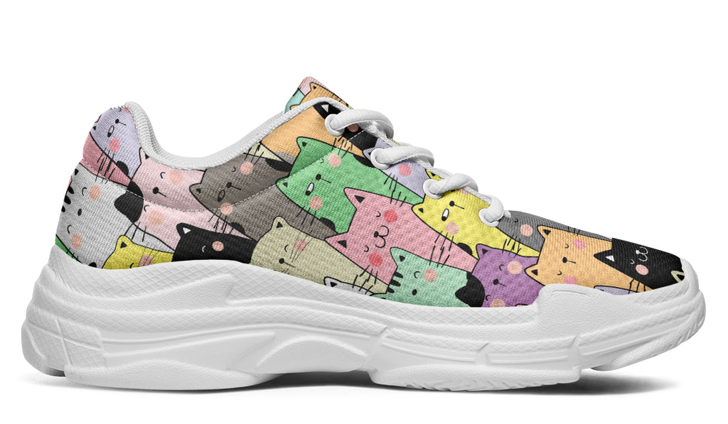 You've Got To Be Kitten me Chunky Sneakers - Offbeat Sweetie
