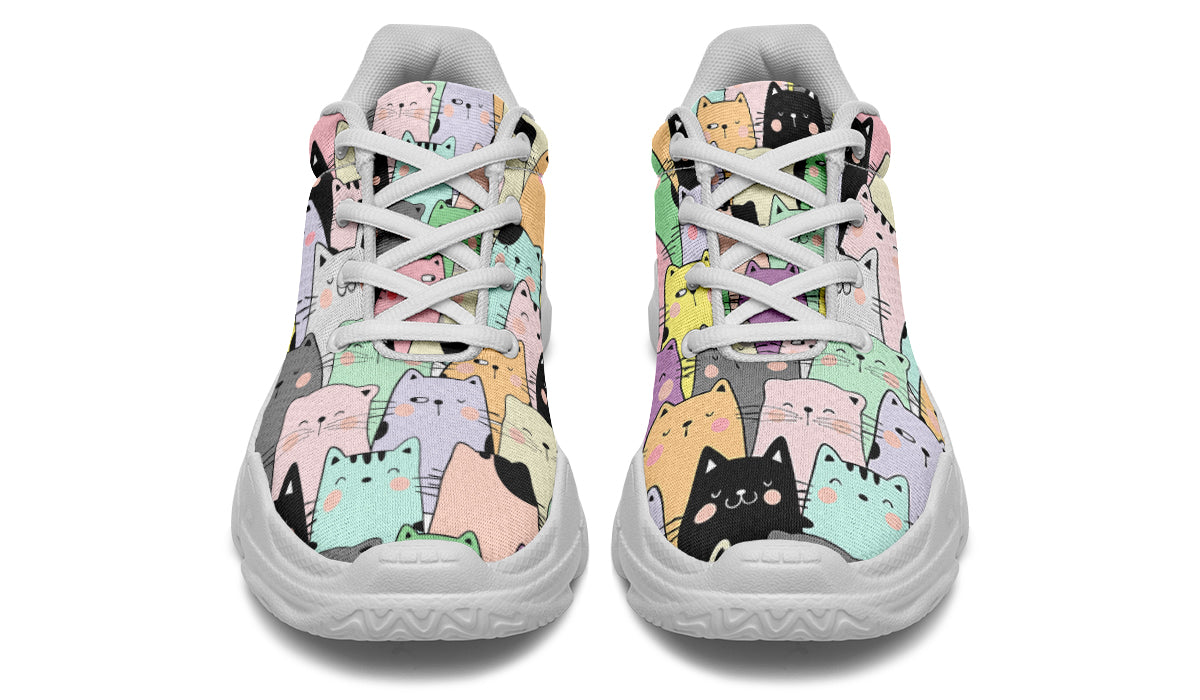 You've Got To Be Kitten me Chunky Sneakers - Offbeat Sweetie