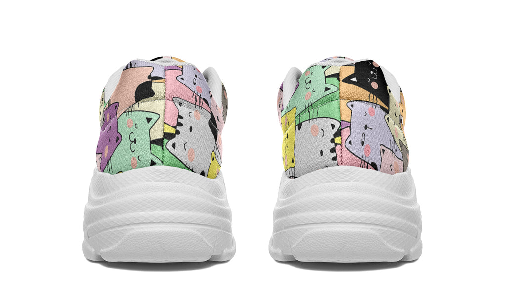 You've Got To Be Kitten me Chunky Sneakers - Offbeat Sweetie