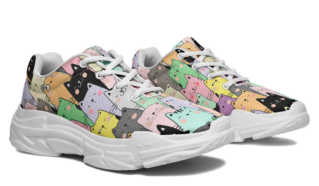 You've Got To Be Kitten me Chunky Sneakers - Offbeat Sweetie