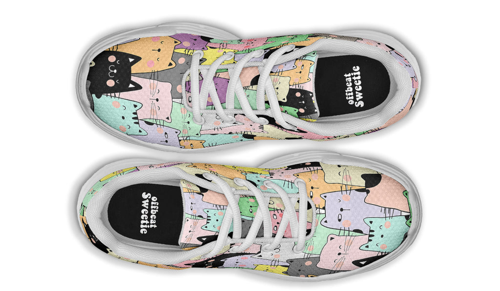 You've Got To Be Kitten me Chunky Sneakers - Offbeat Sweetie
