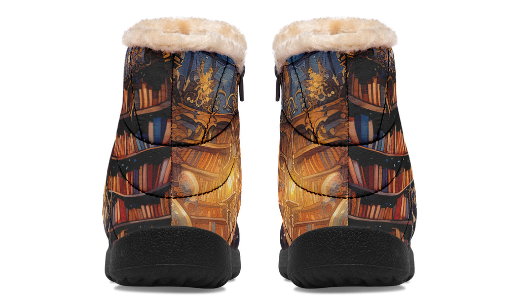 Bibliotheca Faux Fur Ankle Boots