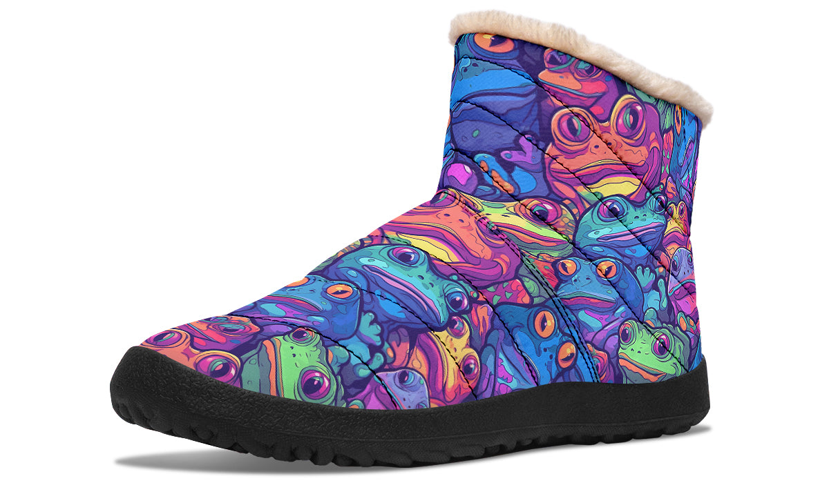 Hypnofrog Faux Fur Ankle Boots