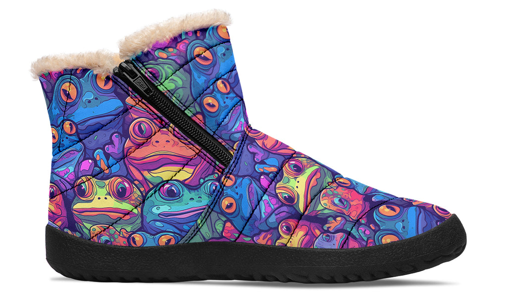 Hypnofrog Faux Fur Ankle Boots