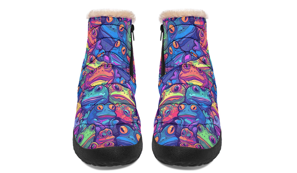 Hypnofrog Faux Fur Ankle Boots