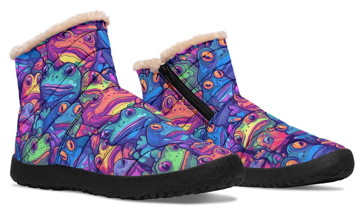 Hypnofrog Faux Fur Ankle Boots