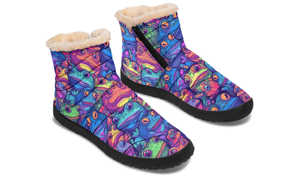 Hypnofrog Faux Fur Ankle Boots