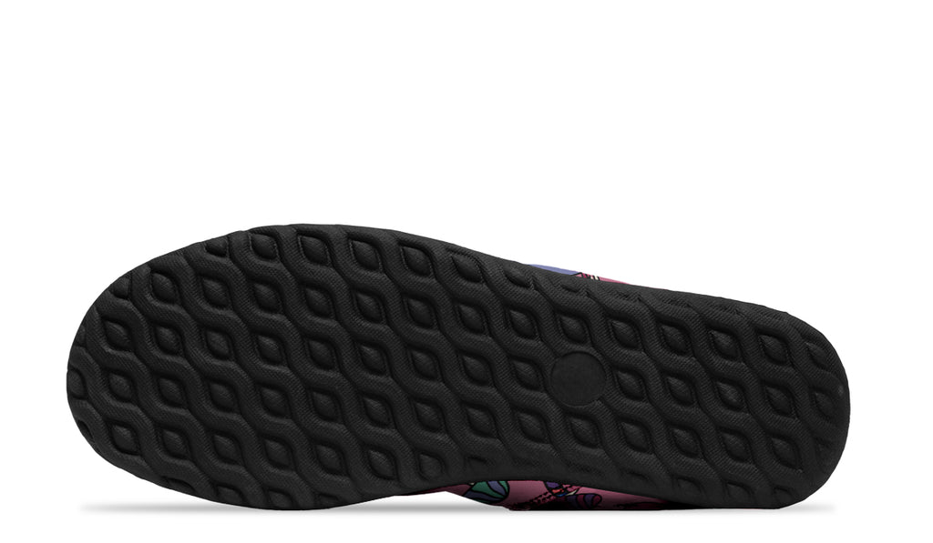 Mismatched Mushrooms Faux Fur Ankle Boots