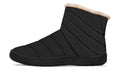 Paint It Black Faux Fur Ankle Boots